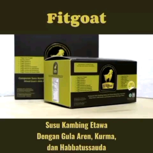 Fitgoat Susu Kambing Etawa Bubuk 3 Box 30 Sachet