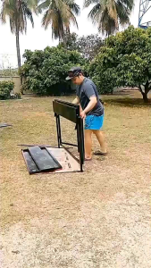 คีออสพับได้.เคาน์เตอร์ โต๊ะพับขายของตลาด เสริมหน้า