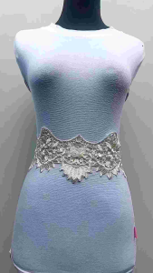 Brokat Renda Bordir || Renda Bordir Brokat Pinggiran || Aksesoris Busana Wanita fashion || Brokat Bordir Panjang 50cm Lebar 11cm