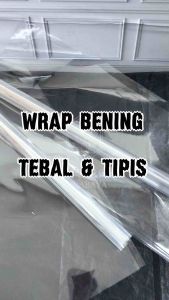 SFS - [1 PACK ISI +-60 LEMBAR] PLASTIK BENING TRANSPARANT TRANSPARAN PLASTIC WRAP BUNGA KOREAN STYLE DIY FLOWER PLASTIK POLOS