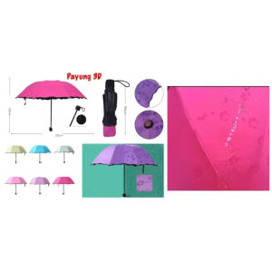 Payung Magic 3D Lipat: Payung Portable Anti Sinar Matahari UV & Motif Unik