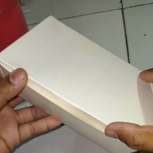 Paper Lunch Box Wadah makanan Size M bahan Ivory