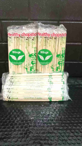 Sumpit Bambu Higenies isi 50 pasang merek WINGS Kuat Bersih dan Kering Premium
