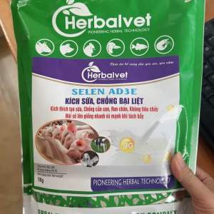 KÍCH SỮA CHỐNG BẠI LIỆT gói 1kg (có gói nhỏ 100g) cho lợn trâu bò dê cừu. Thú y tây bắc