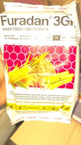 Furadan 3GR kemasan asli 1Kg insektisida nematisida obat pengendali hama media tanam