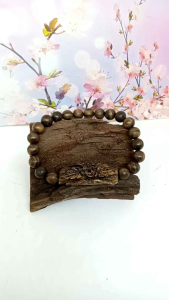 gelang kayu KALIMOSODO UKIR BUNGA A52