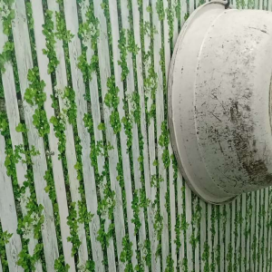 Stiker Dinding Motif Daun Rambat Salur Ukuran 45cm x 9m Bahan PVC Anti Air