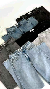 Korean High Waist Jeans for Women Slim Fit Denim Pants | Stretchable & Non-Stretch Skinny Jeans Highwaist