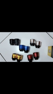 JALU AS RODA DEPAN MODEL CORONG CNC UNIVERSAL IMPORT READY(1PASANG) WARNA LENGKAP GOLD BIRU MERAHSILVER