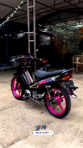 STRIPING FIZR 97 HITAM UNGGU ORI BERKUALITAS