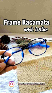 COD/Bayar Ditempat | Kacamata Anak Anti Radiasi HP Komputer Gadget Anti Radiasi Blueray Blue Light Protection Kaca mata Anak Anti Radiasi Blue Ray Anti Sinar Biru Blue Light Blocking Original Usia 1-12 Tahun Seri Vernesia 5290 Bahan Lentur Elastis