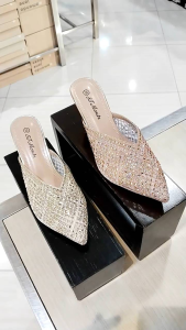 ST MORITZ‼️ sandal selop pesta wanita hak 7cm comfort mewah