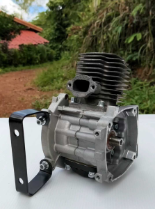 ชุดเเคร้งเครื่อง +พร้อมเสื้อลูก/ข้อเหวียง/ลิ่ม/คอหรีด/ขาตั้งเครื่องตัดหญ้า 2 จังหวะ "ยี่ห้อ" OHAYO 411 งานคุณภาพ สำหรับงานหนัก (ครบชุดพร้อมติดตั้ง) ✓ตรงปก100%