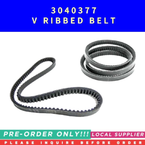 3040377 V RIBBED BELT [DAPAT MAG-INQUIRE BAGO MAG-ORDER PRE-ORDER LANG! LOCAL SUPPLIER WARRANTY] OTHER PART NUMBER: 3807252 178496 123937 112203 122869 3009979 FOR ENGINE PART