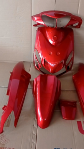 Cover Body Full Halus Yamaha Mio Smile Merah Maroon