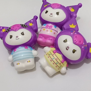 mainan squishy sanrio ungu karakter