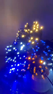 Lampu Seribu Bintang 3 mm panjang 12 Meter isi 30 mata bohlam