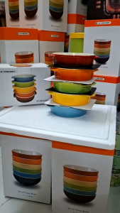 (TÁCH LẺ 1) ĐĨA TAPAS LE CREUSET - 14cm các màu cầu vồng 370ml: Dùng được máy rửa bát lò vi sóng vi sóng