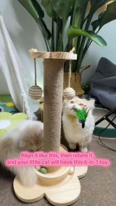 Scratching Pole New Vertical Cat Scratch Board Sisal hemp Cat Scratch Board Pole Cat Toy Cat Scratch Play Tree Climbing