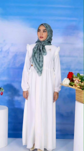 Qira Scarf Arrafi Jilbab hijab kerudung wanita dewasa segiempat motif daily simple mewah terbaru new terlaris terkini modern kekinian murah viral lebaran 2024 adem mudah di bentuk cantik bahan voal exclusive cantik bayar ditempat COD gratis ongkir