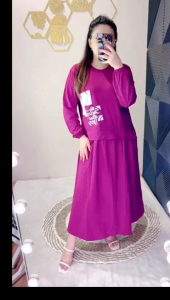 MIDI Dress Nabil Lipat: Desain Elegan & Bahan Nyaman