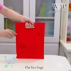 WAP 20pcs Eco Bag Flat Eco1 Non-Woven Tote-bag 10 colors 4 Sizes