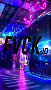 fvck-id- Reflective Oversize T-shirt Lucky Seven 20s Japan Cotton