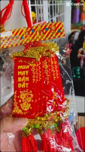 Bộ liễn 10 cái thư pháp treo đào treo mai dùng trang trí ngày lễ ngày Tết .