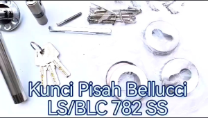 Kunci Pisah Bellucci 782 SS / Lever Set Bellucci / Kunci Pintu Bellucci / Kunci Set Bellucci / Handle Pisah Bellucci Fullset