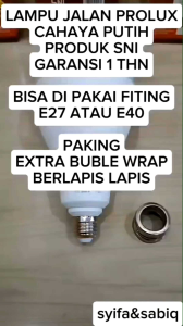 BOHLAM LED / LAMPU JALAN MERCURY GARANSI 1 THN PAKING EXTRA BUBLE PROLUX 80W