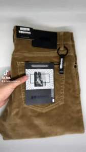 Celana Corduroy Pria Stretch ZG BOSS Brown Caramel - RegularFit #Celanapriacodoray #celanaboss