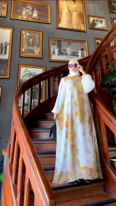 ZARAA SET HIJAB SET HIJAB+GAMIS KEKINIAN SET HIJAB MODEL TERBARU SET HIJAB RAYA TERBARU BAJU LEBARAN TERBARU