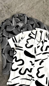 ManClo E-2056 — Kemeja Hawaiian Pria Lengan Pendek