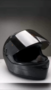 Mũ bảo hiểm Full face 1 kính Agu carbon Helmet - Nhựa ABS an toàn Mút xốp dày cứng Lớp vải lót sợi dù Quai mũ dệt 2 lớp