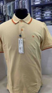 ( 6R3358)Áo thun việt tiến  fom regularfit vàng cam