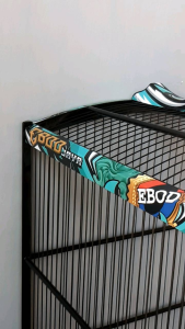 Sangkar Burung Kotak Ebod Jaya Decal Ruji Fiber