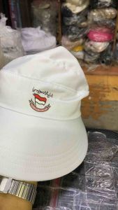 Topi Golef haji umroh ada gantungan masker terbaru wanita terbaru bisa COD