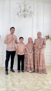 (Khusus gamis Kids girl) Gamis Terbaru Inayah Family Sarimbit 2024 by AC