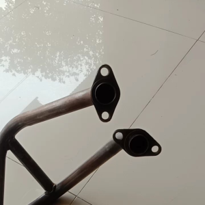 Leher kepala knalpot original ninja 250 karburator