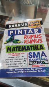 Rahasia pintar Rumus Matematika SMA SMK. terbaru