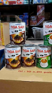 SUSU TIGA SAPI KREMER & COKLAT