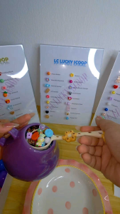LUCKY SCOOP Surprise Box with assorted charms and free gift
