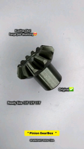 gigi nanas pinion active gear gigi maju mundur gearbox 12t as 25mm viar (GS 10C) roda tiga sparepart