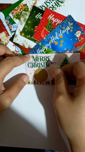 CHRISTMAS NEW YEAR SCRATCH CARD 10 PCS