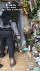 buah dan sayur artificial buah renceng hiasan dapur /restoran/cafe buah 1jenis 1reng