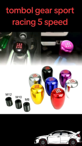 Gear knob manual Type R racing gear knob Alloy premium quality car gear knob tombol gear sport racing 5 speed design terbaru viral kereta Proton perodua Saga iswara evo gear knob Myvi viva kancil kelisa kenari Tombol gear knob turbo mudah pasang DIY
