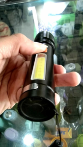 Senter Zoom Mitsuyama MS 1236 LED 15W Super Terang Body Alumunium