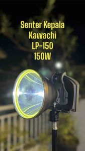 ORIGINAL Senter Kepala Kawachi Super Jumbo 150watt Plus 6pc BIG SMD LED LP 150H Super Terang WATERPROOF