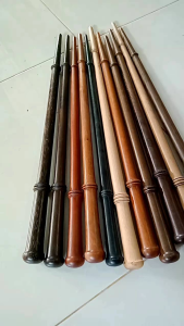 Tongkat Komando 55cm Variasi Kayu Galih Asem & Liwung Kelor Jawa