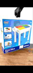 MAINAN ANAK EDUKASI KURSI MEJA BELAJAR DIY MULTI FUNCTION BUILDING BLOCK TABLES ZMS 1010A1
